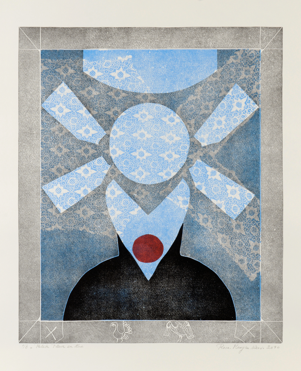 101 Petite Fleur en bleu, 1-6, 47x56, 2010