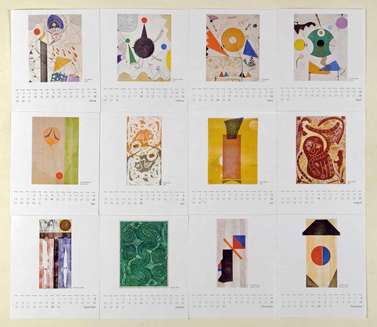 maandenoverzicht Kalender 2024 